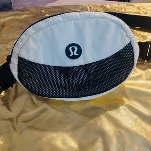 Lululemon Athletica Black and White Crossbody Bag